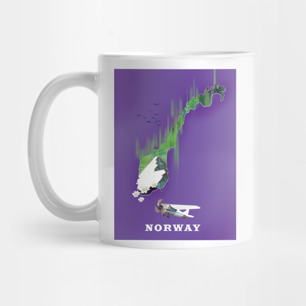 Norway Travel Map by nickemporium1